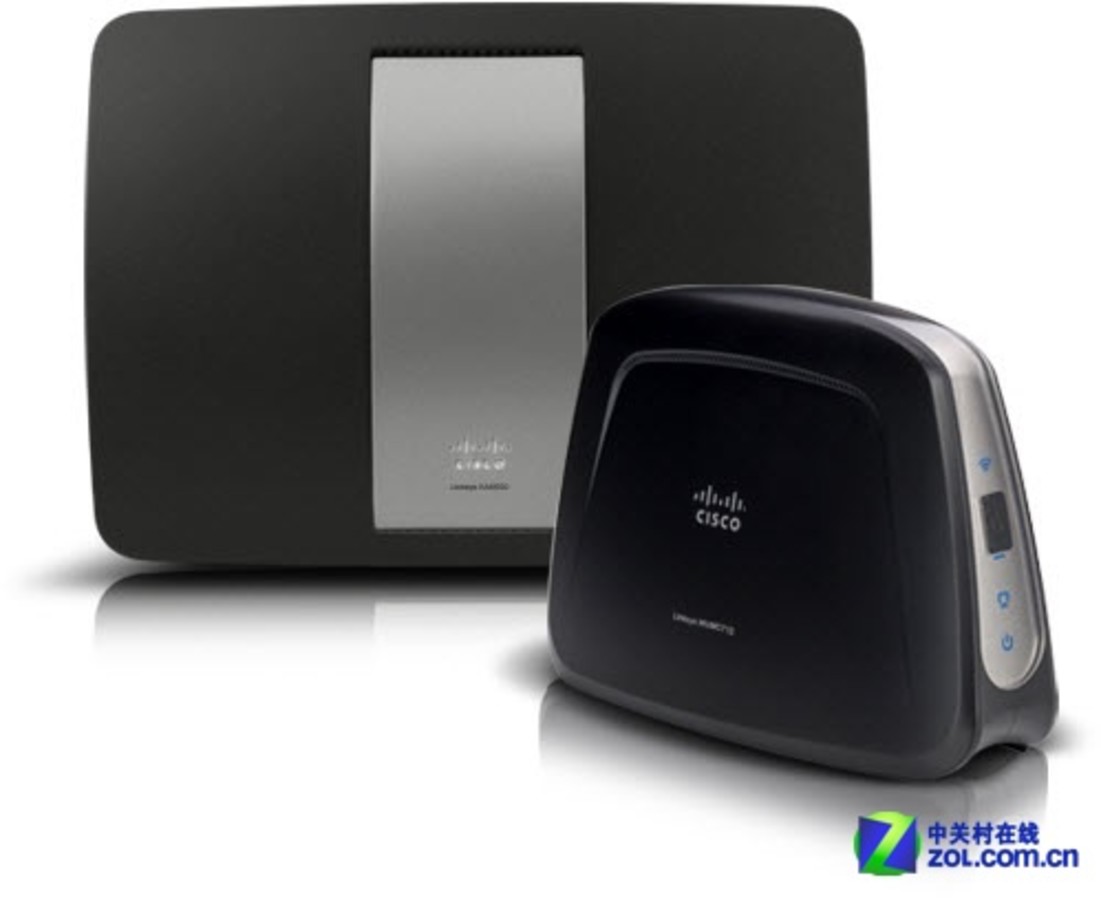 【高清图】两道墙阻隔 测思科ea6500千兆无线路由 图1 -zol中关村在线